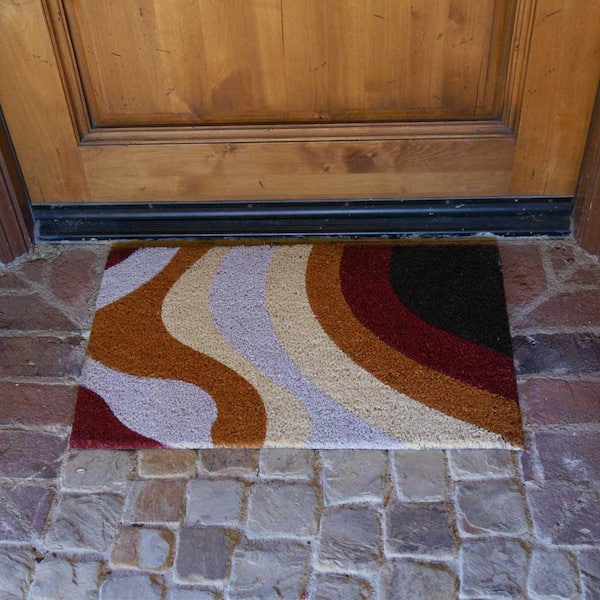 Calloway Mills 107372436 Modern Natural Welcome Doormat 24 x 36