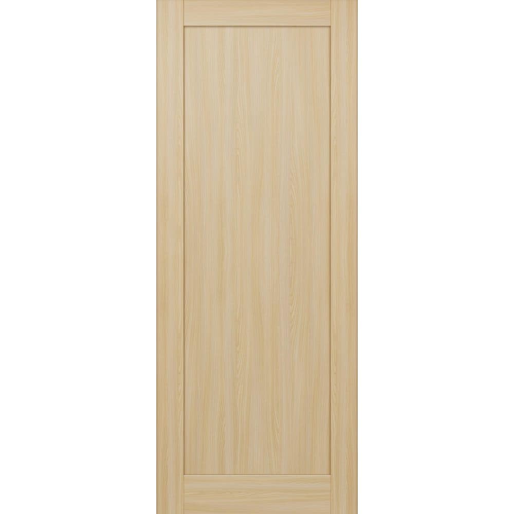 Shaker 1 Panel N 24 in. х 80 in. No Bore Loire Ash Solid Composite Core Wood Interior Door Slab price history on PriceWatchPro