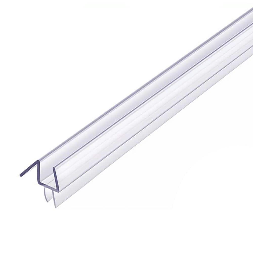 Fab Glass and Mirror Clear 95 in. Length Shower Door Seal Co-Extruded ...