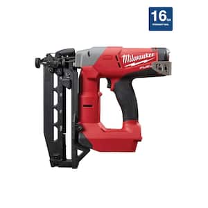 M18 FUEL 18-Volt Lithium-Ion Brushless Cordless 16-Gauge Straight Finish Nailer (Tool Only)