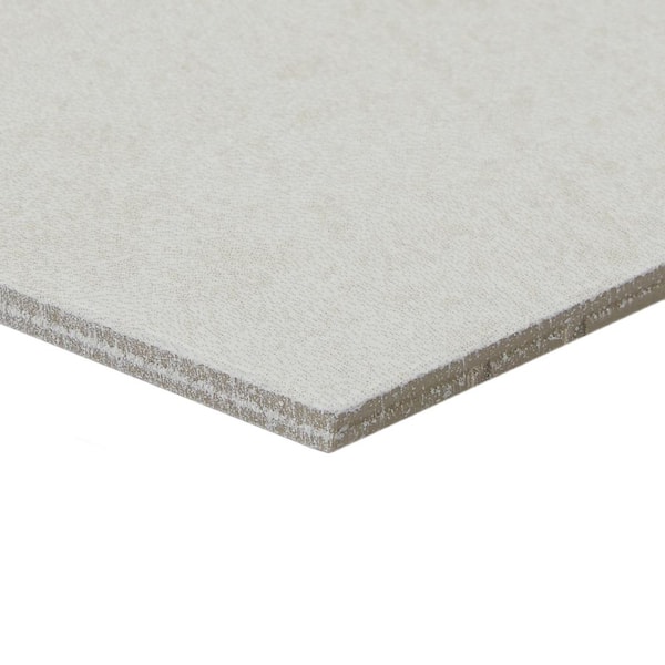 Marazzi Moroccan Concrete Off White Matte 8 in. x 9 in. ColorBody Porcelain Floor and Wall Tile (9.37 Sq. ft./Case)