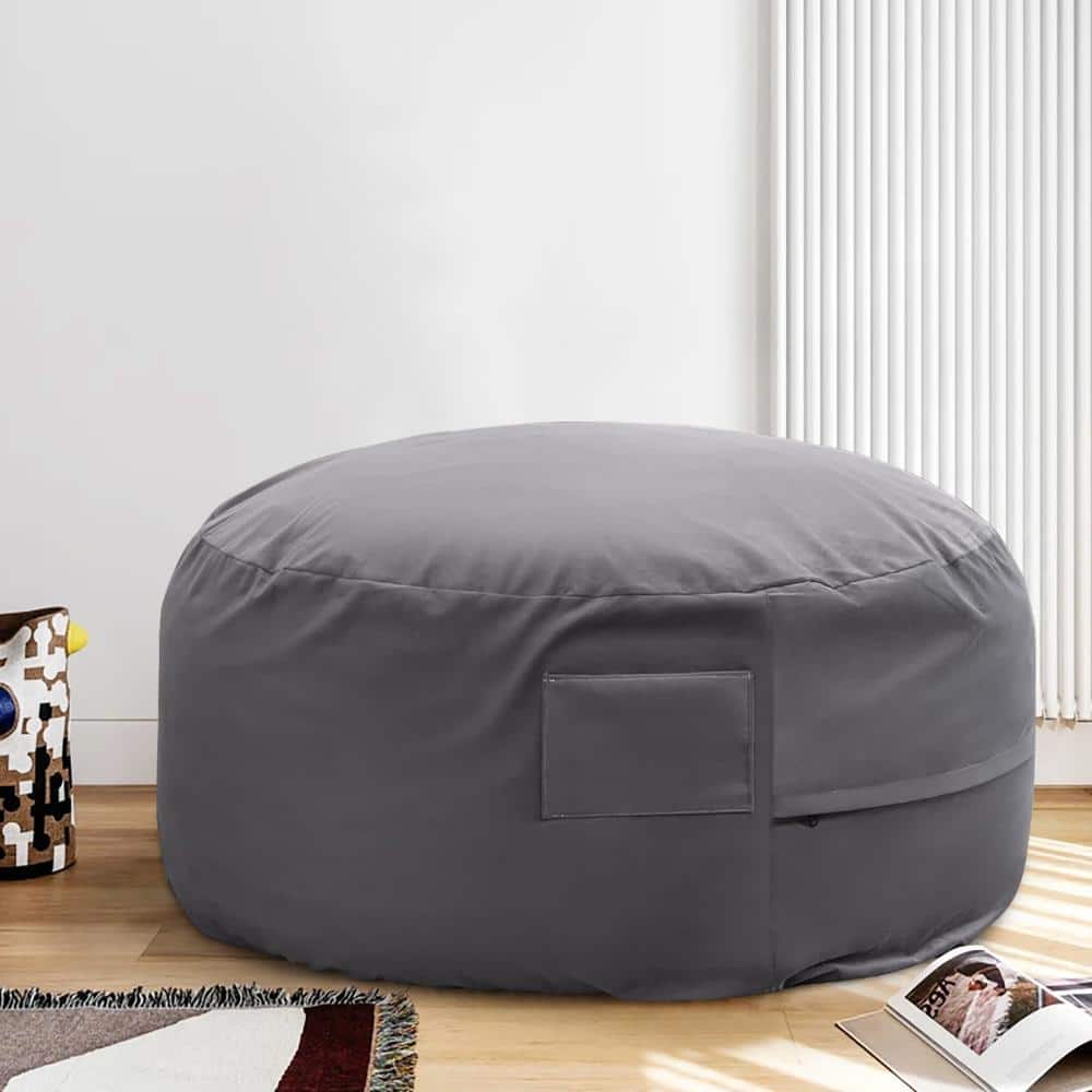 dreamlify Bean Bag Chair for Adults, Large Memory Foam Bean Bags with Washable Fabric Cover for Living Room, Bedroom