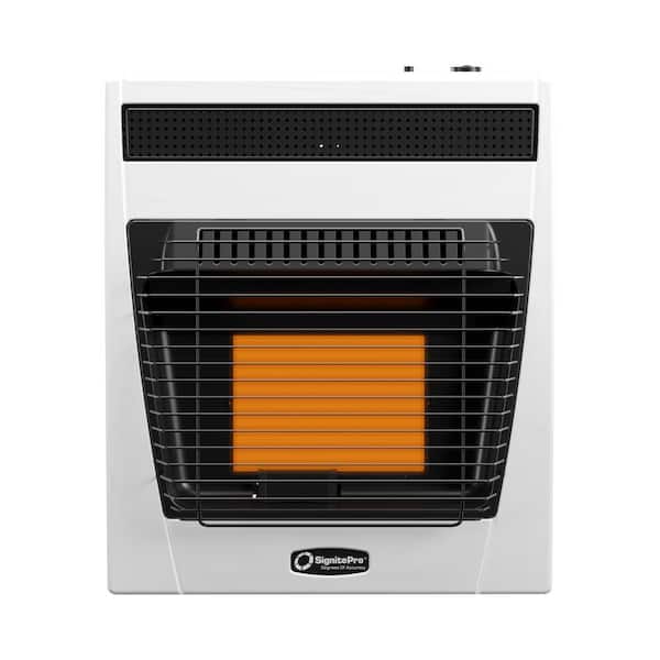 SignitePro Degrees Of Accuracy 20K BTU Vent-Free Natural Gas Infrared Space Heater with Fan
