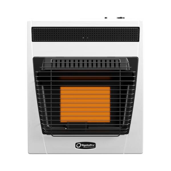 SignitePro Degrees Of Accuracy 20K BTU Vent-Free Liquid Propane Infrared Space Heater with Fan