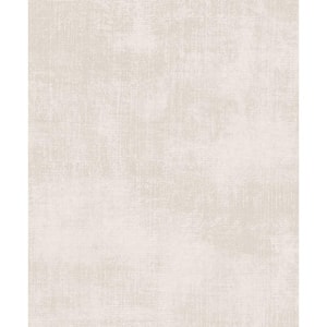 Atmosphere Collection Beige Metallic Linen Effect Non-Pasted Non-Woven Wallpaper Roll