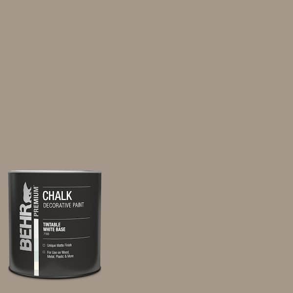 BEHR 1 qt. #N220-4 Shiitake Interior Chalk Finish Paint
