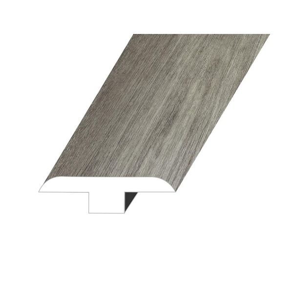 null Vagabond Nirvana Grey 0.5 in. Thick x 1.8 in. W x 94.5 in. L ESPC Vinyl T-Molding