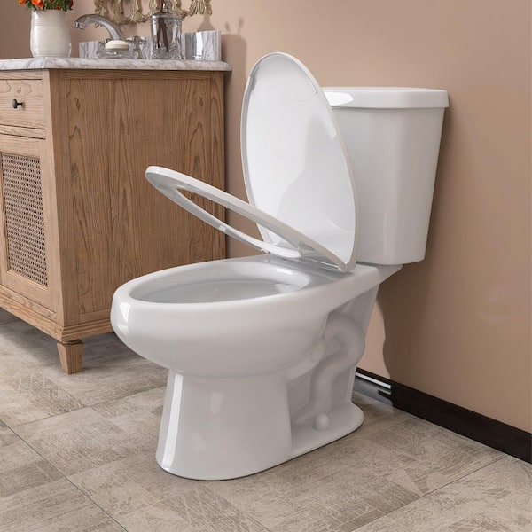 Zeafive 2-Piece Toilets Single Flush Elongated Two Piece Bathroom