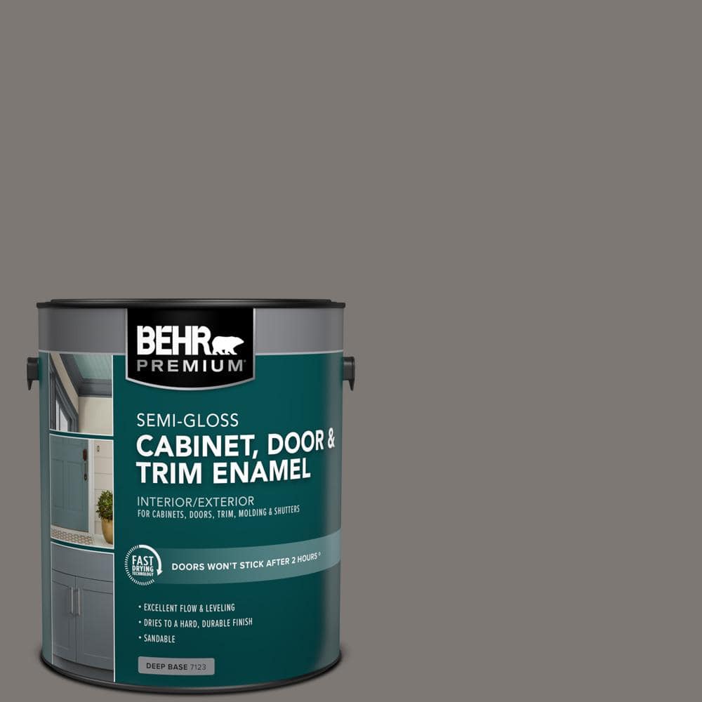 BEHR PREMIUM 1 gal. 790F5 Amazon Stone SemiGloss Enamel Interior