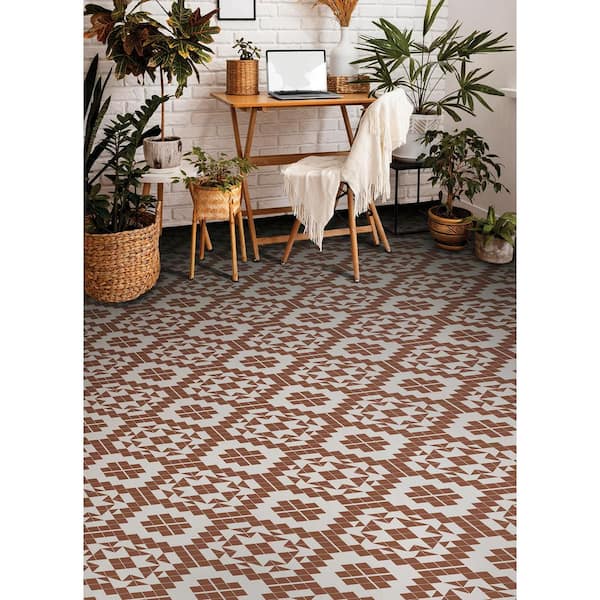 FloorPops Lattice Peel and Stick Floor Tiles 12 in. x 12 in. (20 Tiles, 20 sq. ft.) FloorPops Lattice Peel and Stick Floor Tiles 12 in. x 12 in. (20 Tiles, 20 sq. ft.)