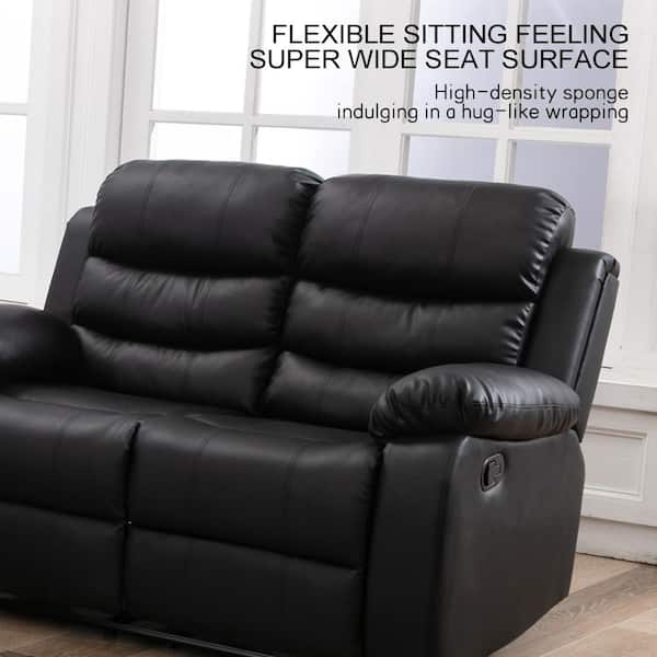 In Pillow Top Arm Reclining Sofa, Extra Wide Leather Reclining Sofa