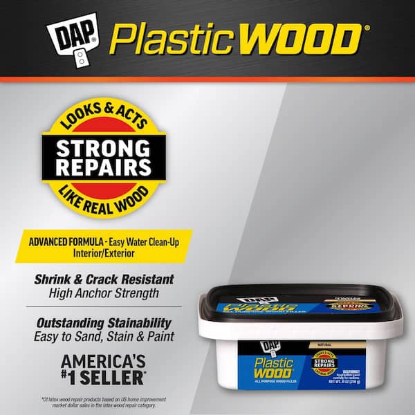 Plastic Wood 8 oz. Natural Latex Wood Filler