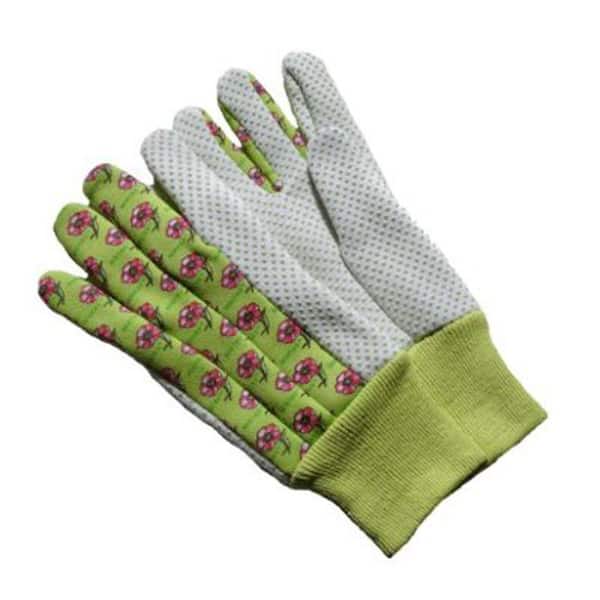 Scotts Large Gray Nitrile Dipped Polyester Gardening Gloves, (1-Pair) in  the Work Gloves department at