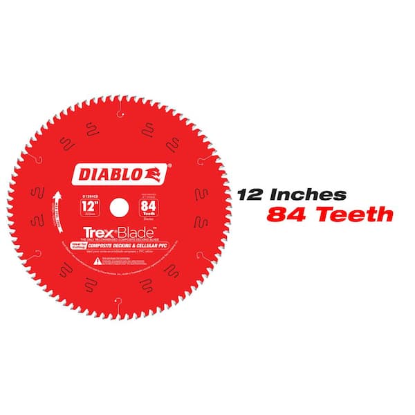 12 in. x 84-Tooth Trex/Composite Material Cutting Saw Blade 12 in. x 84-Tooth Trex/Composite Material Cutting Saw Blade