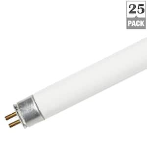 54-Watt Equivalent 45.2 in. T5 Linear LED Type B Bypass Double Ended Tube Light Bulb, Cool White 4000K (25-Pack)