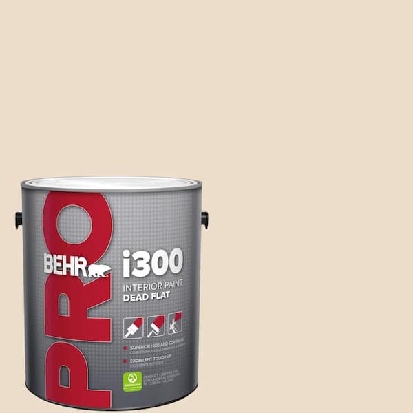 BEHR PRO 1 gal. #290E-1 Weathered Sandstone Dead Flat Interior Paint