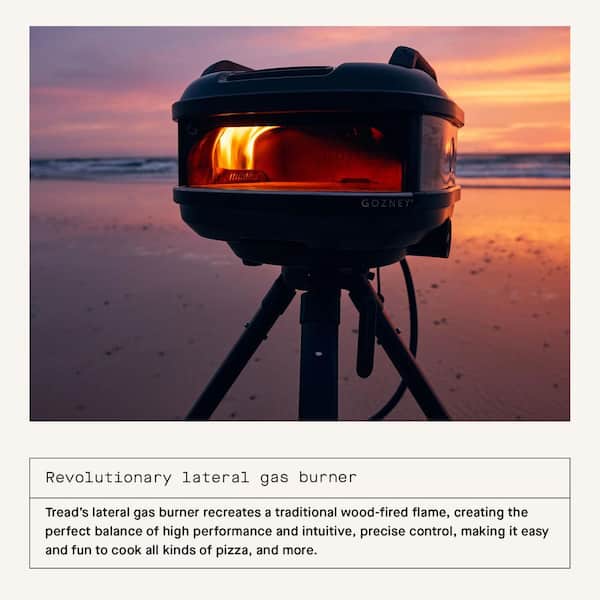 GOZNEY Tread Propane Outdoor Pizza Oven in Off-Black GTPOBUS1225