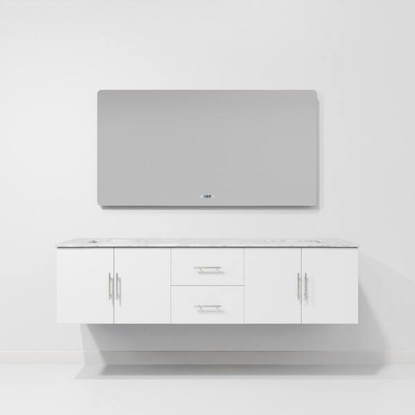 趣味 NAVEYARD Have a question about Lexora Ziva 72 in. W x 22 in. D White