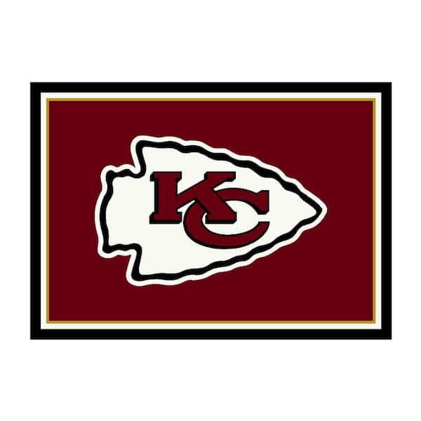 IMPERIAL NFL 4 ft. x 6 ft. Kansas City Chiefs spirit rug
