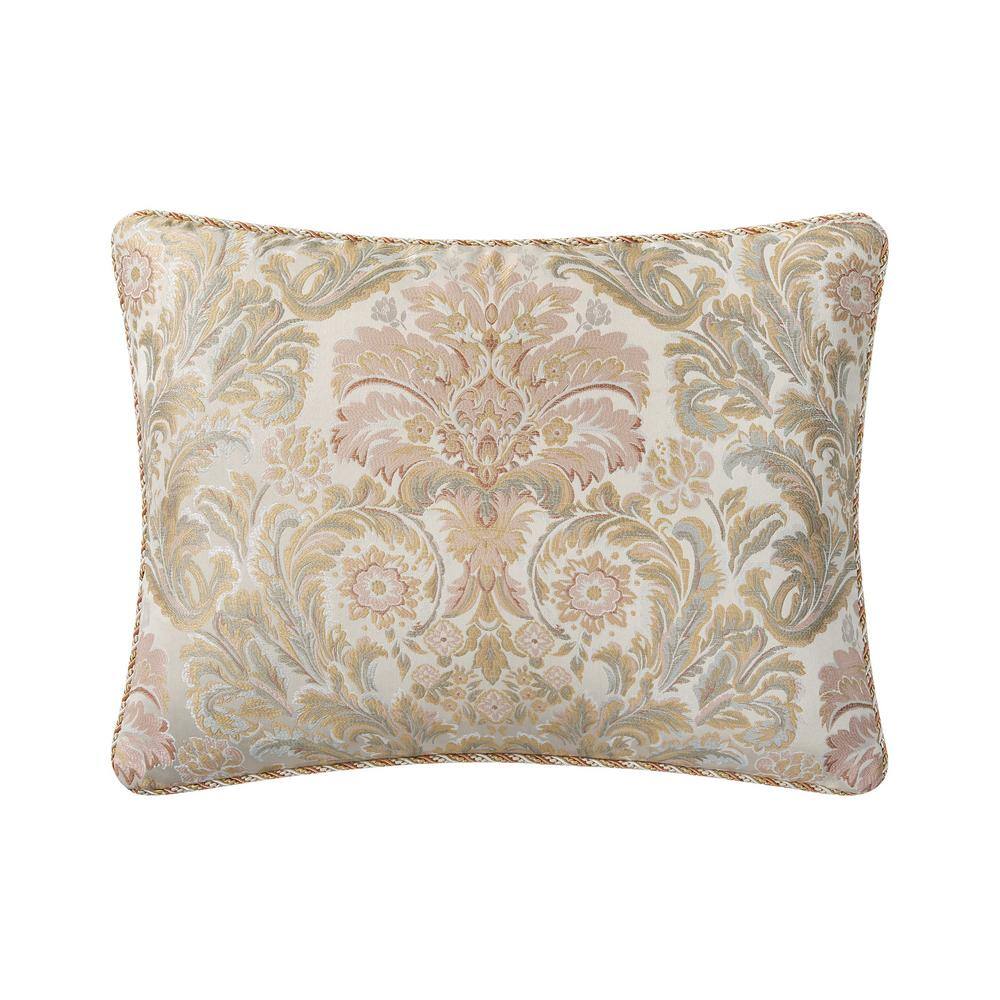 Oatmeal and Gold Jacquard King Bedspread Set