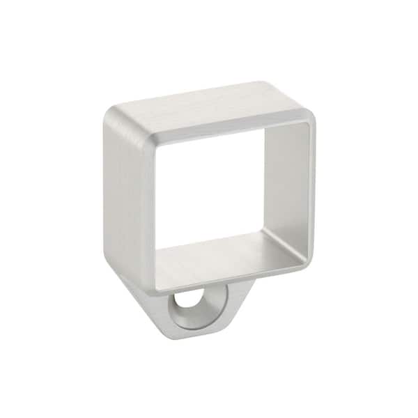Corona Silver Aluminum Bottom Tab Square Wall Bracket