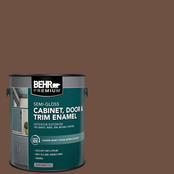 BEHR PREMIUM 1 gal. #PPU3-19 Moroccan Henna Semi-Gloss Enamel Interior/Exterior Cabinet, Door & Trim Paint