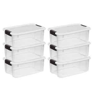 18 Qt. Durable Storage Box in Clear (6-Pack)