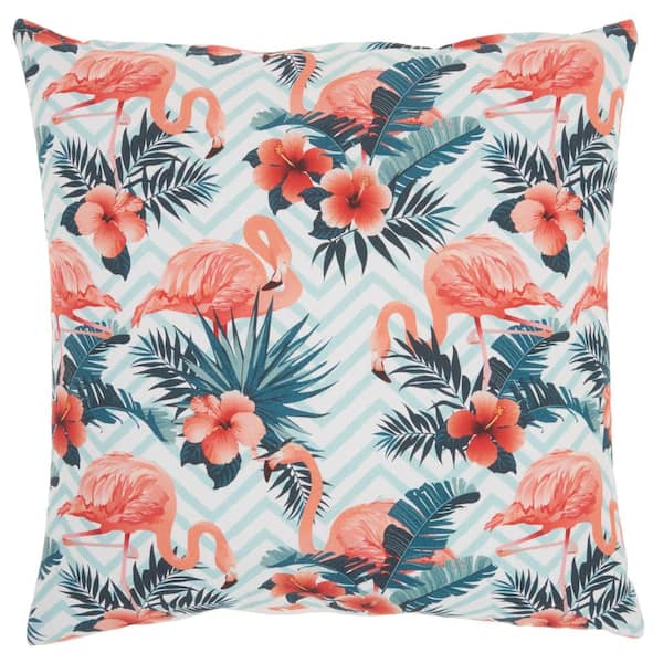 Mina Victory Lifestyles Multicolor 18 in. x 18 in. Throw Pillow