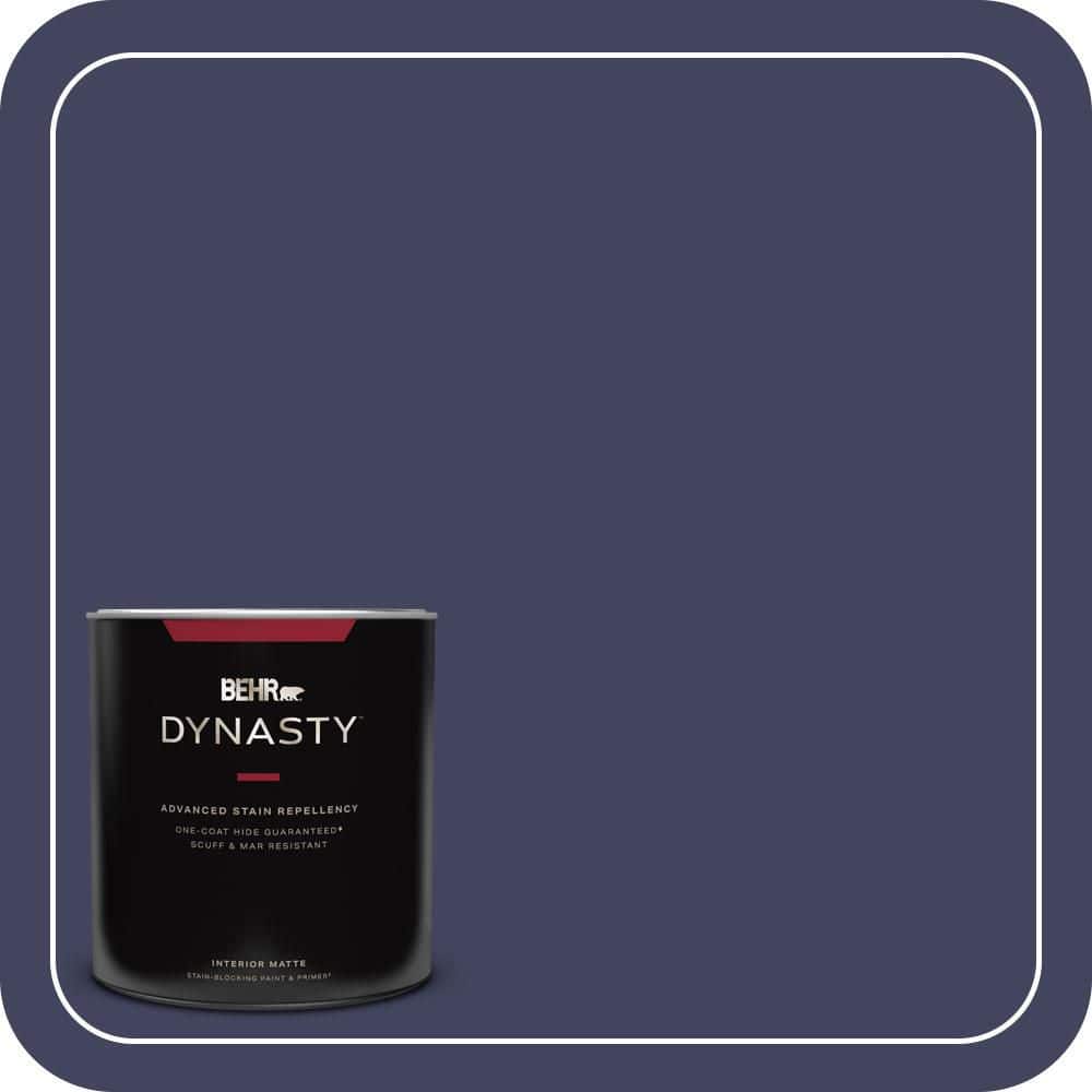 1 qt. #PMD-92 Darkest Navy Matte Interior Stain-Blocking Paint and Primer price history on PriceWatchPro