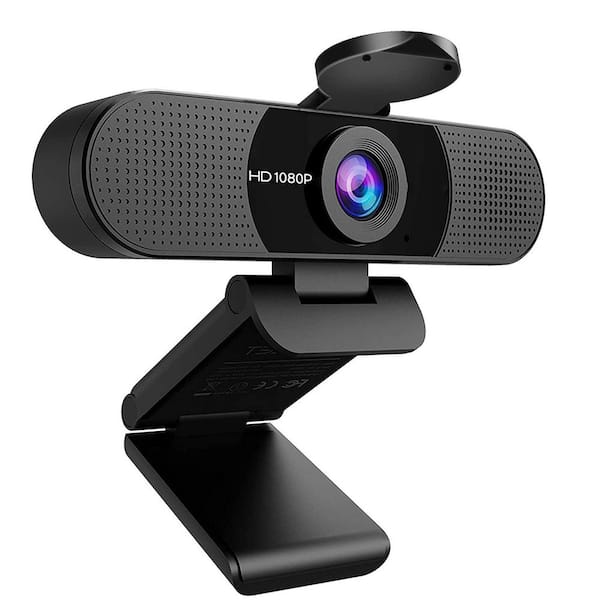 Vrbgify C960 1080P HD Webcam with Dual Microphones, 90° FOV, USB Plug and Play Camera for PC/Laptop, Zoom, Skype and Streaming