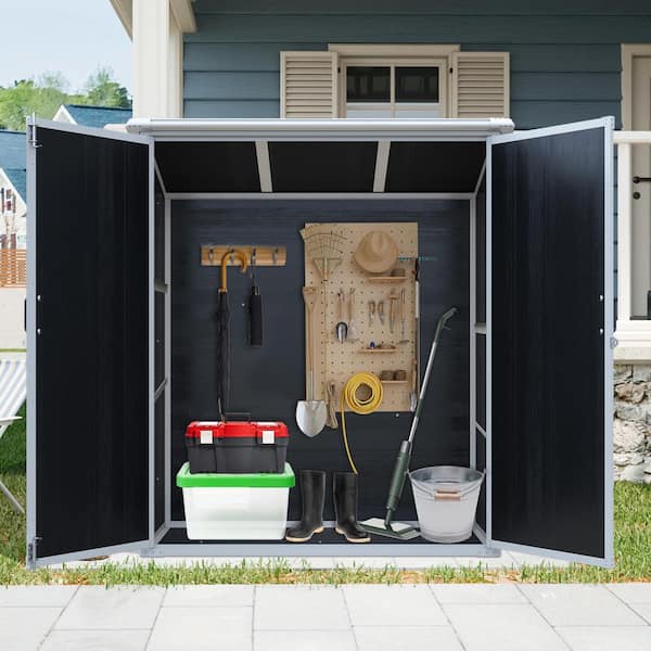 Storhaus 5 ft. W x 3 ft. D Outdoor Resin Storage Shed Waterproof