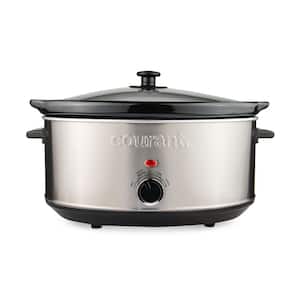 7 Qt. Stainless Steel Slow Cooker with Temperature Settings