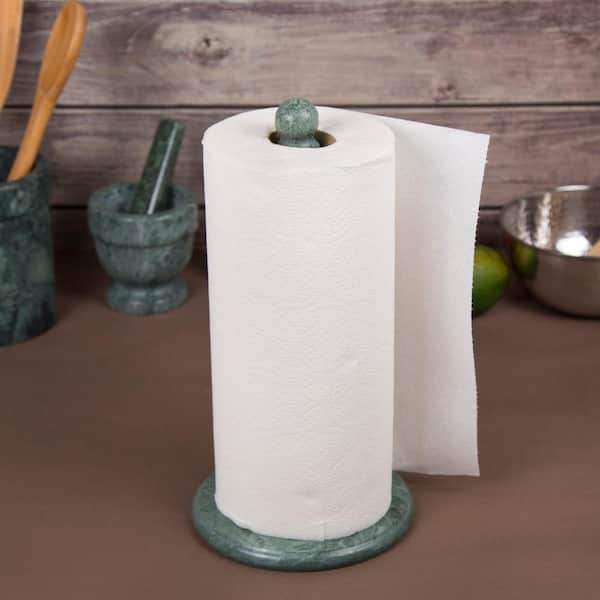 Generic PU Leather Paper Towel Holder Organizer Holder for Bathroom  Camping, Apricot, L