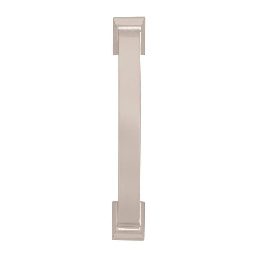 Polished Nickel 3-3/4 inch Cabinet Pull with Mounting Hardware