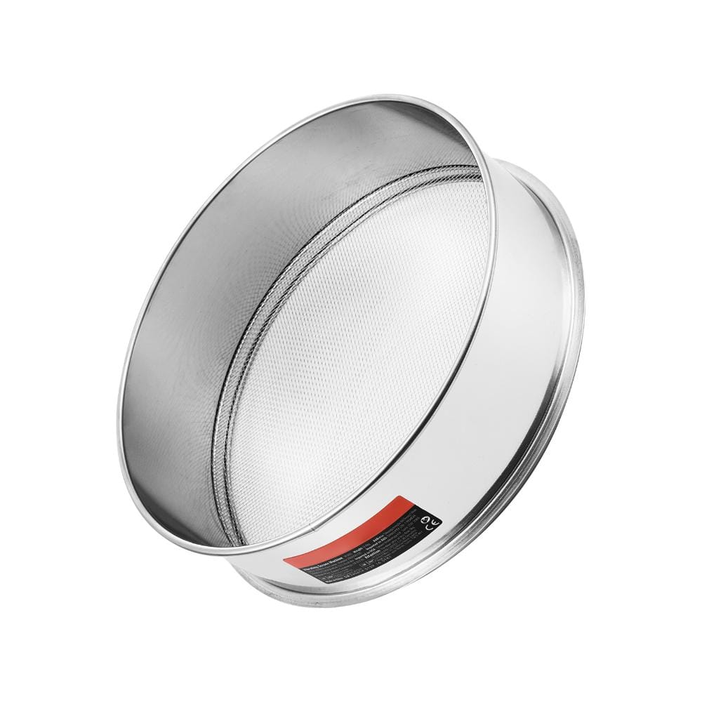 12 Mesh Flour Sieve 12.6 in., 304 Stainless Steel Fine Mesh Strainer, Food-Grade Sifter for Grains and Flour price history on PriceWatchPro