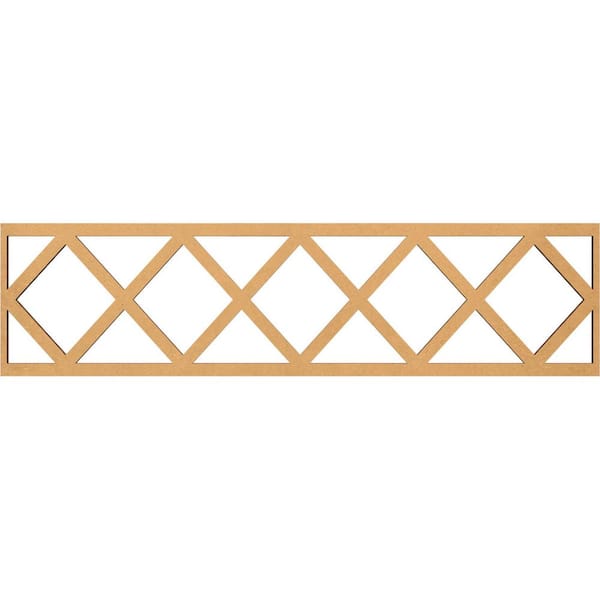Wolford Fretwork 0.375 in. D x 47 in. W x 12 in. L MDF Wood Panel Moulding