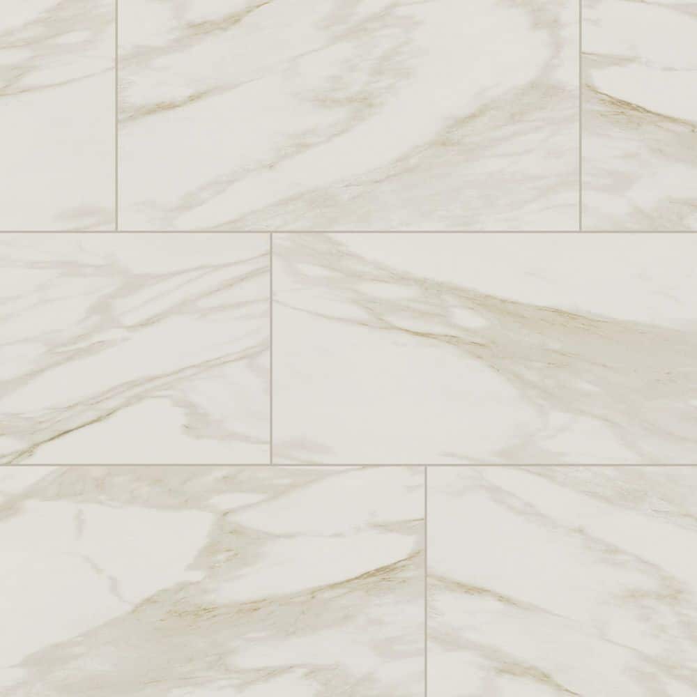 Perpetuo Brilliant White 12 in. x 24 in. Color Body Porcelain Floor and Wall Tile (17.02 sq. ft./Case) price history on PriceWatchPro