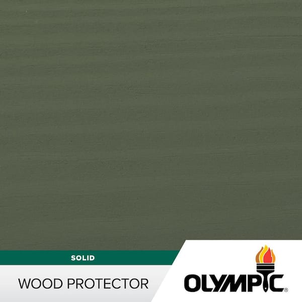 Olympic Wood Protector 1 gal. SC-1018 Cool Breeze Exterior Solid Stain Plus Sealer in One