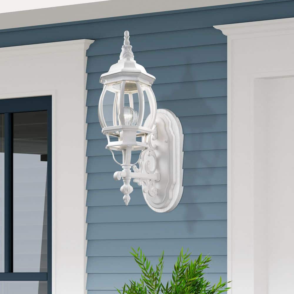 AVIANCE LIGHTING Yorkmont 1 Light Textured White Outdoor Wall