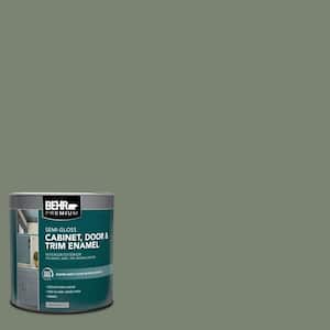 1 qt. #ICC-77 Sage Green Semi-Gloss Enamel Interior/Exterior Cabinet, Door & Trim Paint