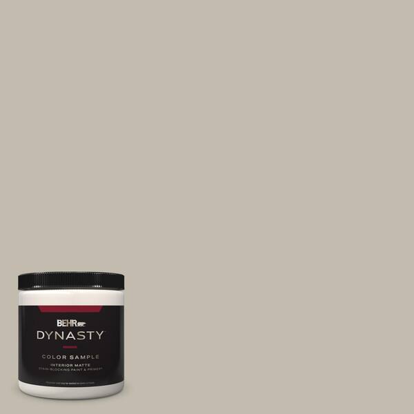 BEHR DYNASTY 8 oz. #ECC-46-1 Sierra Madre Matte Stain-Blocking Interior/Exterior Paint and Primer Sample