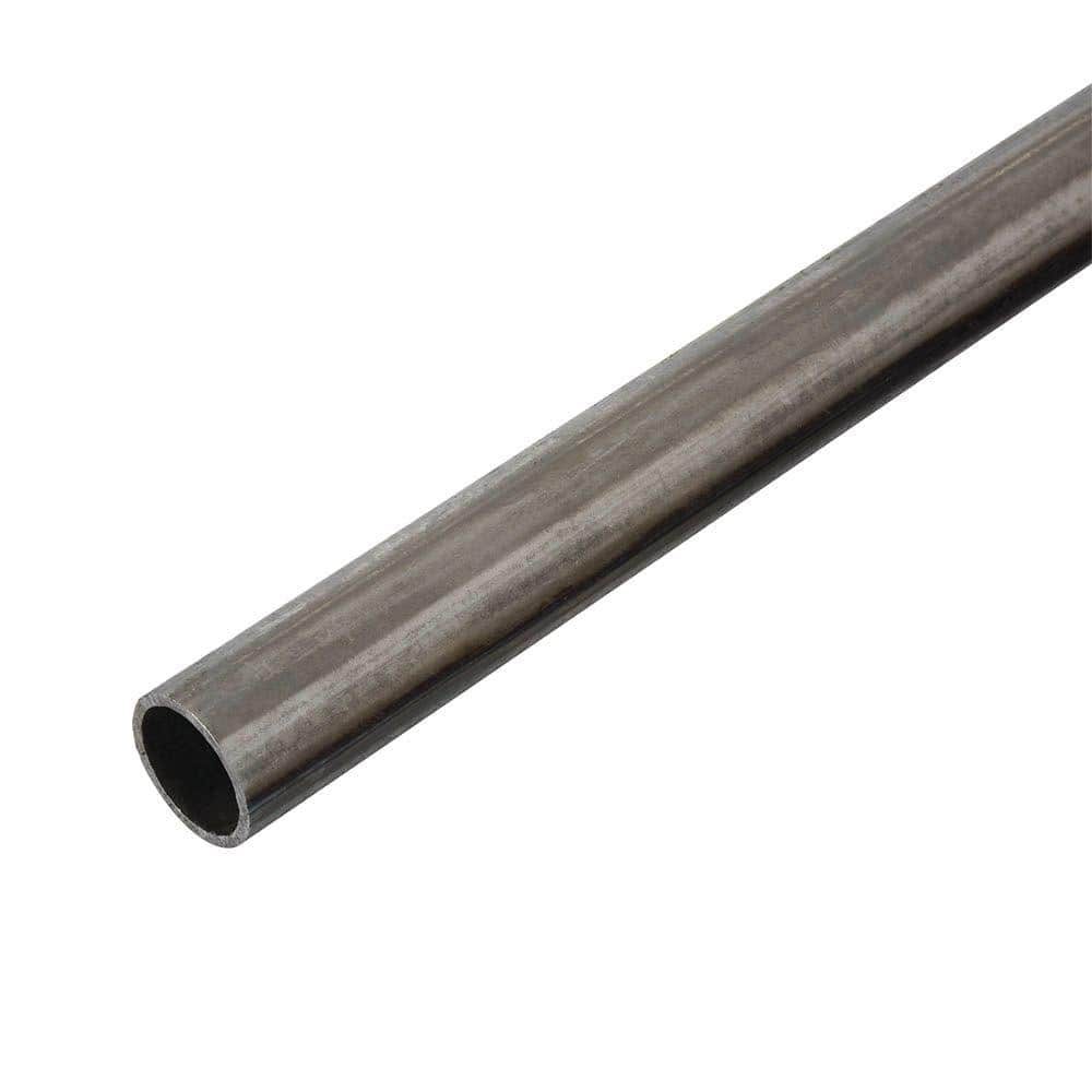 Round Pipe: Raw Steel Round Pipe - 1 1/4 Inch Diameter - 10 Feet Long