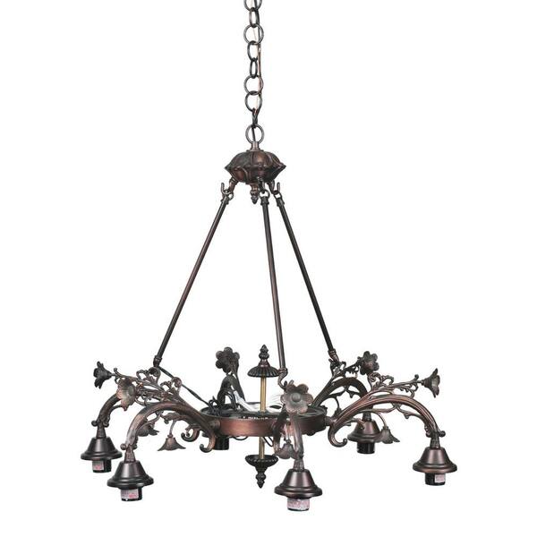 Illumine 3 Light Victorian Arm Chandelier