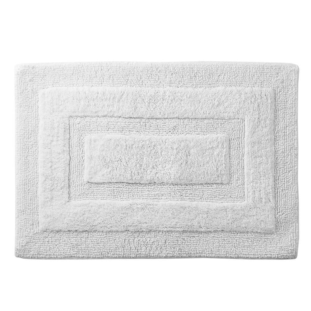 Home Decorators Collection Eloquence Charcoal 17 in. x 24 in. Nylon Machine  Washable Bath Mat 398803 - The Home Depot