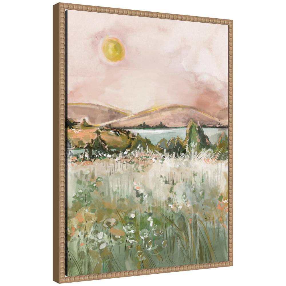 "Sylvie ""Neutral Landscape 02"" by Annie Quigley Beaded Natural Framed Art Print 18 in. x 24 in." price history on PriceWatchPro