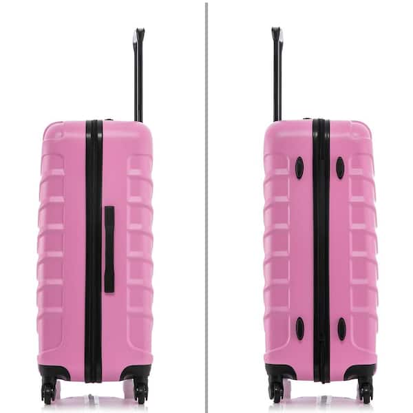 Ginza Travel 20inch Carry-On Hard Luggage for Travel Trips Business,Light Pink, Size: Carry on-20