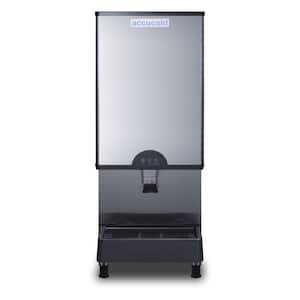 378 lb. Freestanding Ice Maker and Water Dispenser in Stainless Steel
