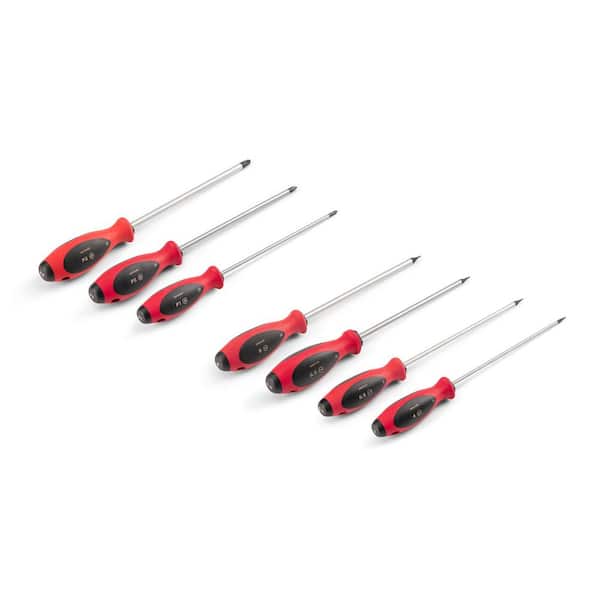TEKTON Phillips and Slotted Screwdriver Set - 8 in. Shanks, 7