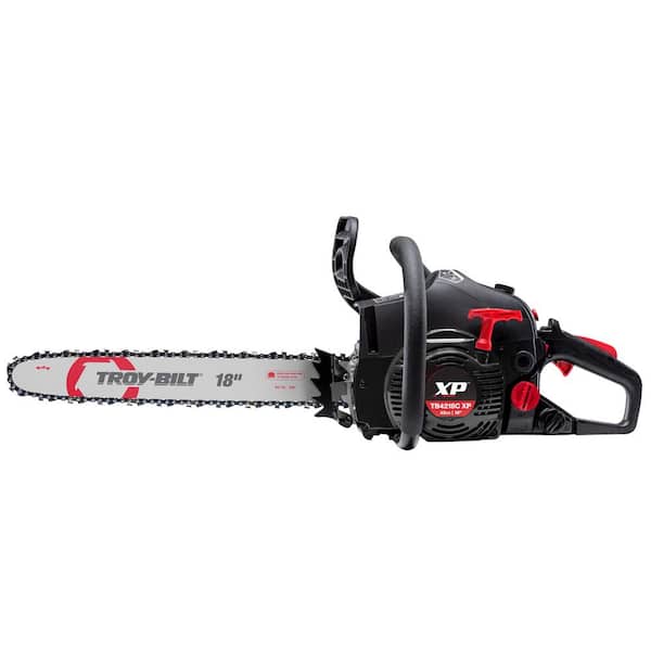 Troy-Bilt TB4218C XP XP 18 in. 42cc 2-Cycle Lightweight Gas Chainsaw with Adjustable Automatic Chain Oiler and Heavy-Duty Carry Case - 3