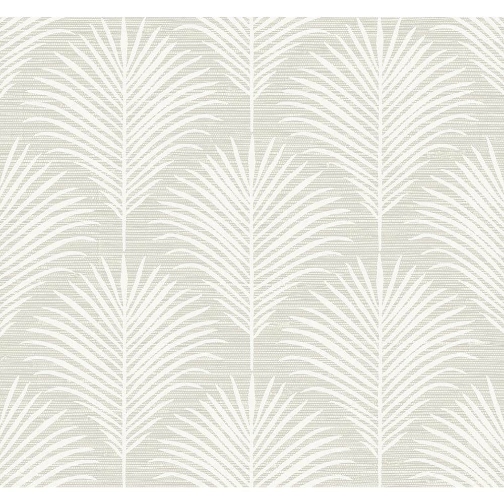 Sea Salt Palm Frond Self-Adhesive Vinyl Wallpaper